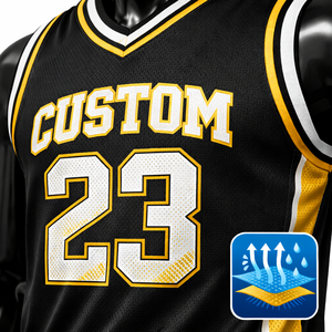 Fabricante OEM de Camisetas de Baloncesto Sólidas con Cuello en V, de Secado Rápido, Transpirables, de Tela de Poliéster, con Impresión por Transferencia de Calor Personalizada - Product Image 4