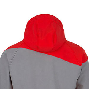 Veste Softshell Personnalisée Automne en Toile Coupe-Vent Respirante à Capuche pour Homme avec Logo Frontal - Product Image 2