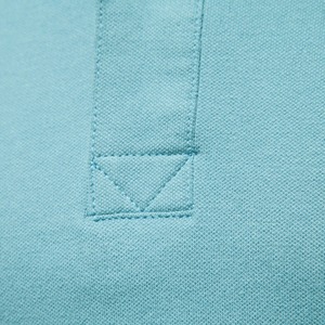 Mens Breathable Solid Casual Short Sleeve for Shirt 100% Cotton Washed Front Logo - Product Image 3