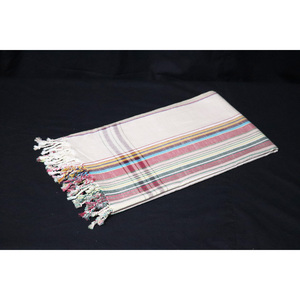 Toallas de Playa Kikoy de Algodón a Rayas Promocionales con Flecos - Estilo Turco Ecológico de Secado Rápido al Mejor Precio - Product Image 5