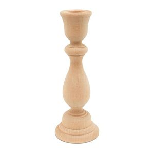 Rustic Wooden and <b>Glass</b> Votive Candle Holder Set Decorative Centerpiece Tabletop Candle Display Stand - Product Image 1