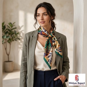 Fabricante de Bufandas Estampadas de Satén, Servicio de Marca Privada OEM ODM, Proveedor de Moda para Kenia, Nigeria, Ghana, Sudáfrica - Product Image 2