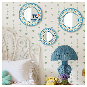 Fabricante Confiable ESPEJO DE NÁCAR Decoración de Pared Artística Hecha a Mano ESPEJO DE PERLAS Venta al por Mayor Vietnam - Product Image 1