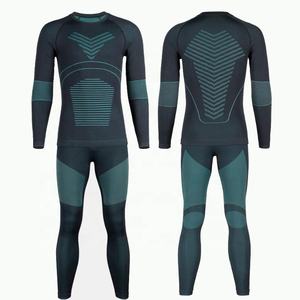 Conjunto Térmico de Primera Calidad para Hombre, para Todas las Temporadas, Tejido de Spandex/Poliéster, Transpirable, de Secado Rápido, Ecológico, Tallas Grandes - Product Image 1