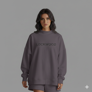 เสื้อสเวตเชิ้ตผู้หญิงคอเต่า แขนยาว ผ้าฟลีซ ทรงโอเวอร์ไซส์ สำหรับฤดูหนาวและฤดูใบไม้ร่วง เป็นมิตรกับสิ่งแวดล้อม แห้งเร็ว ปรับแต่งขนาดได้ มีซับใน - Product Image 1