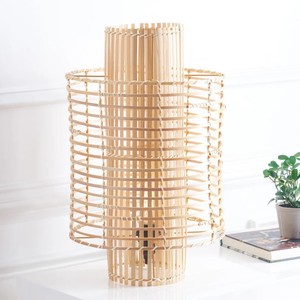 <b>Bamboo</b> <b>table</b> light dining space bedroom lighting boho handmade lamp high quality desk lamps - Product Image 3