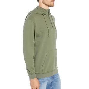 Sweat-shirt à capuche camouflage vert olive pour homme, coupe classique, décontracté, pour l'hiver, avec poche avant, tricoté, 100% coton molletonné - Product Image 2