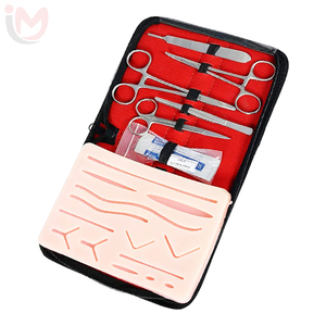 Kit d'entraînement à la suture en acier inoxydable avec coussin d'entraînement, ensemble d'instruments médicaux pour étudiants - Product Image 5