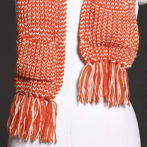 Écharpe tricotée unisexe prête pour la randonnée - Cache-cou chaud et coupe-vent pour l'hiver - Accessoire doux en tricot côtelé avec logo personnalisé - Product Image 6