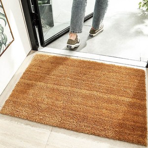 USA Canada Wholesale Warehouse Supplier Outdoor Brown Microfiber Fabrics <b>Puzzle</b> Pattern Non-Slip Tufted Doormats Plain Blank - Product Image 4