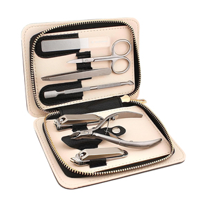 Luxury Stainless Steel <b>Nail</b> Care <b>Kit</b> Best Selling Manicure Pedicure Tools Wholesale Top Selling Unique Color Case - Product Image 3
