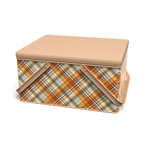 Rectangular Metal Bread <b>Bin</b> with Metal Lid Freshly Design <b>Retro</b> <b>Kitchen</b> Storage Container Airtight Food Preservation - Product Image 5