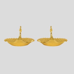 Premium Classic Peacock Design Animal Shape Metal Serving Bowl Set Gold Finish Dishwasher Safe Party & Home <b>Decor</b> Gift - Product Image 3