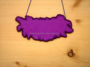 สร้อยคอปักที่ทำด้วยมือสวยงามพร้อมลูกปัดแก้วมันวาวเครื่องประดับแฟชั่นสำหรับวันครบรอบแต่งงาน - Product Image 3