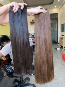 Perruques Lace Front en Cheveux Humains Vierges Lisses Naturels du Vietnam, 8-32 Pouces, Tissage Simple Remy, Extensions Naturelles, Toutes Couleurs Adaptées - Product Image 6