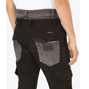Pantalones Vaqueros Modernos para Hombre, Diseño de Doble Cintura, Material Suave y Resistente, Estilo Casual Urbano - Product Image 4
