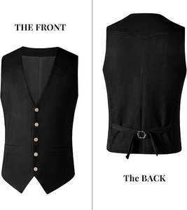 Chaleco de Motocicleta de Cuero Genuino Transpirable de Diseño Personalizado de Calidad para Hombre, Ropa Exterior sin Mangas para Motociclistas - Product Image 4