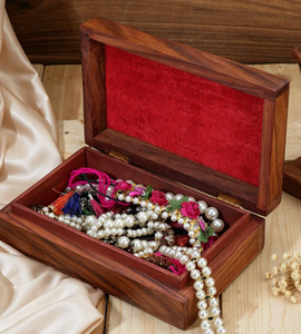 กล่องไม้ลายหยินหยางลดราคา กล่องไม้วอลนัทแท้สำหรับงานฝีมือและตกแต่งเครื่องประดับ ขายส่งงานฝีมือไม้และป้ายติดผนัง - Product Image 5