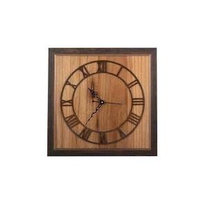 Horloge murale en bois naturel faite à la main, ronde, idéale pour un cadeau, décoration intérieure, produit très vendu, tendance, style rustique, pour restaurant, hôtel - Product Image 4