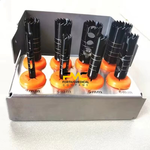 ชุดดอกสว่านตัดฟัน 8 ชิ้น สำหรับเจาะกระดูกยาวในการปลูกถ่ายทางศัลยกรรม ใช้กับเครื่องมือแบบแฮนด์พีซความเร็วต่ำ - Product Image 6