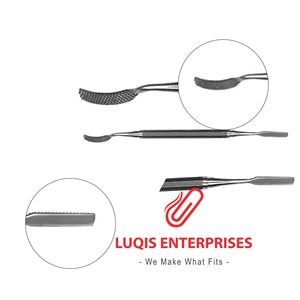 Lima de hueso Miller Colburn de doble punta 2X, instrumento quirúrgico ENT de acero inoxidable, herramienta para rinoplastia - Product Image 4