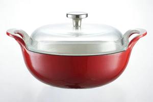Casserole en céramique de la plus haute qualité avec couvercle en verre, magnifiquement conçue par KHOOSI OVERSEAS, disponible au prix le plus bas. - Product Image 3