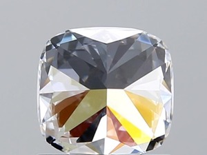 เพชรทรงสี่เหลี่ยมคุชชั่น 1.01 กะรัต D VVS2 เพาะเลี้ยงในห้องปฏิบัติการ ได้รับการรับรองจาก IGI แบบ CVD สำหรับแหวนหมั้นสไตล์วินเทจคลาสสิก - Product Image 2