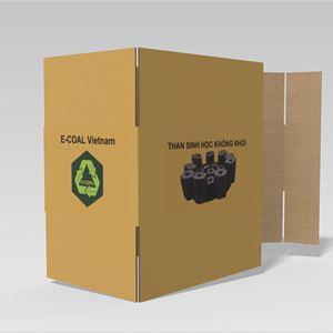 Caja de Embalaje de Carbón Ecológica Personalizada OEM/ODM, Papel Kraft o Corrugado Resistente para Briquetas de Carbón de Leña - Product Image 4