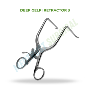 เครื่องถ่างกล้ามเนื้อ Deep Gelpi Retractor 3 ขนาด 20 ซม. สำหรับศัลยกรรมประสาทและกระดูกสันหลัง ใช้สำหรับถ่างกล้ามเนื้อชั้นลึกและกระดูกสันหลังส่วนเอว - Product Image 3