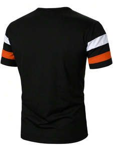 เสื้อโปโลชาย คอปก ปี 2024 สองสี ผ้าฝ้าย ดีไซน์ทันสมัย เสื้อยืดลายทาง เสื้อโปโลชาย - Product Image 6