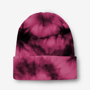 Bonnet unisexe en tricot côtelé de couleur unie, chaud pour l'hiver, style décontracté pour adultes, tour de tête [taille à préciser] - Product Image 1