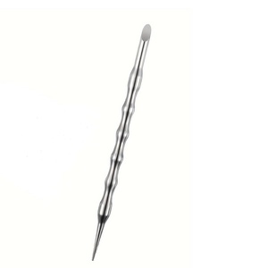 Empujador de Cutículas de Acero Inoxidable de Calidad Premium, Limpiador de Uñas de Doble Cara, Herramienta de Belleza para el Cuidado de las Uñas - Product Image 2