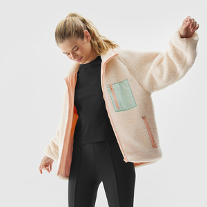 Chaqueta Sherpa Personalizada para Mujer, Chaqueta Casual de Invierno Cálida y Holgada, Chaquetas Sherpa Premium, Ropa de Abrigo de Moda al por Mayor OEM - Product Image 3