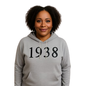 Sudadera con Capucha Gris para Mujer, Bordado 3D, Estilo Casual, Manga Larga, Cómoda para el Día a Día - Product Image 1