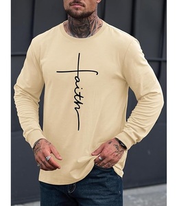 Best Selling Of OEM Service Casual Long Sleeve Neck Shoulder Slope Printed Comfortable Men's Cotton Sweatshirt From Bangladesh - Product Image 5