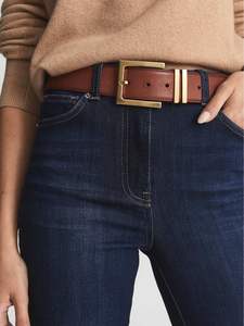 กางเกงยีนส์ทรงตรงเอวกลางสีฟ้าอ่อนสไตล์คาร์เพนเตอร์ ผ้าเดนิมระบายอากาศได้ดี สตรีทแวร์ เซ็กซี่ สไตล์ลำลอง มีกระเป๋า - Product Image 3