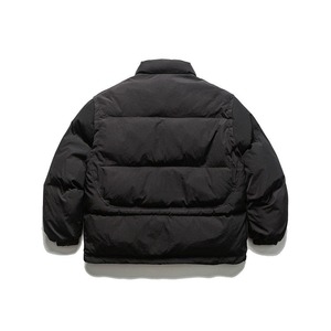 Blouson matelassé à capuche en toile pour homme, style streetwear hiver, séchage rapide, épais, réfléchissant, imperméable, coupe-vent, fermeture éclair, en bambou - Product Image 3