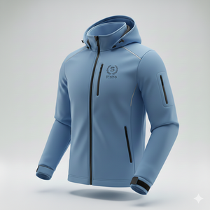 Chaqueta Impermeable y Transpirable para Hombre, Resistente al Viento, con Capucha y Cremallera, Estampada, para Verano, Trabajo al Aire Libre, Senderismo y Viajes - Product Image 4