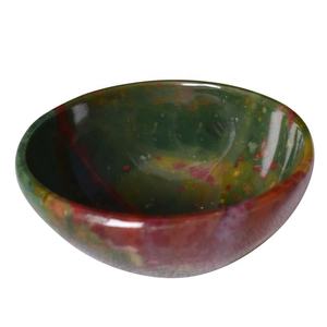 Venta al por mayor hecho a mano Bloodstone 2 "ágata cuenco magnesia artesanías de la India para el hogar único y la decoración de interiores - Product Image 1
