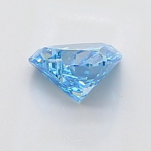 Diamant bleu fantaisie de 1,60 ct, forme cœur, pureté VS2, certifié, diamant bleu de luxe - Product Image 3