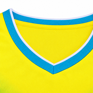 Ensemble Maillot et Short de Football Personnalisé pour Hommes – Jaune et Vert, Sublimation, Respirant, Anti-Transpiration, Tenue de Sport pour Équipe - Product Image 2