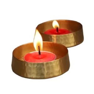 Contemporary Finish Metal Votive Candle Holder Stylish Tea <b>Light</b> Holder Home Decor Accent - Product Image 2