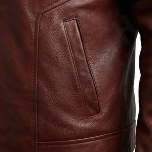 Veste de moto en cuir véritable pour homme de qualité supérieure, nouvelle arrivée, vestes de moto d'hiver, protections amovibles, personnalisables - Product Image 5