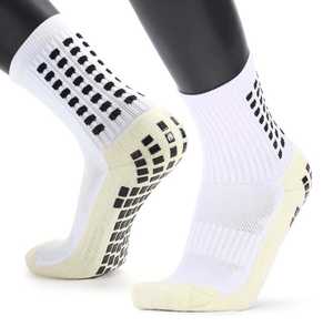 OEM Custom Half Terry Cushioned Cotton Nylon <b>Sports</b> Grip <b>Socks</b> Premium Quality Half Crew for Basketball Football Bottom Autumn - Product Image 6