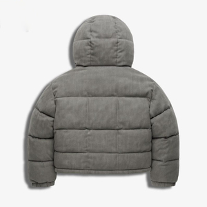 Insulated Quilted Puffer <b>Jacket</b> Comfortable Warm Outerwear for Daily Cold Season Style - Product Image 2