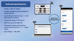 Medidor Digital Rápido de Migración de Cloruros para la Determinación Precisa de la Probabilidad de Corrosión y Durabilidad del Hormigón NT Build 492 - Product Image 3