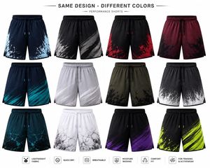 Pantalones Cortos Deportivos para Hombre, Ecológicos, con Logotipo Frontal, Negros para Impresión, de Secado Rápido, con Cordón, para Entrenamiento Atlético, Running, Fitness y Ropa Deportiva - Product Image 6