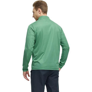 Camiseta Ligera Personalizada con Cierre de 3/4 para Hombre, Color Verde, Jersey Elástico en 4 Direcciones, Cuello Alto, Ecológica - Product Image 3