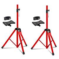 Paires de supports d'enceintes 5 Core réglables, trépieds de 54 pouces, capacité de 132 lb, montage 35 mm pour DJ et sonorisation