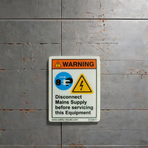 Etiqueta Adhesiva de Advertencia de Seguridad con la Leyenda 'No Conectar', para Paneles Eléctricos, Mantenimiento de Cableado Industrial, Lugar de Trabajo - Product Image 3